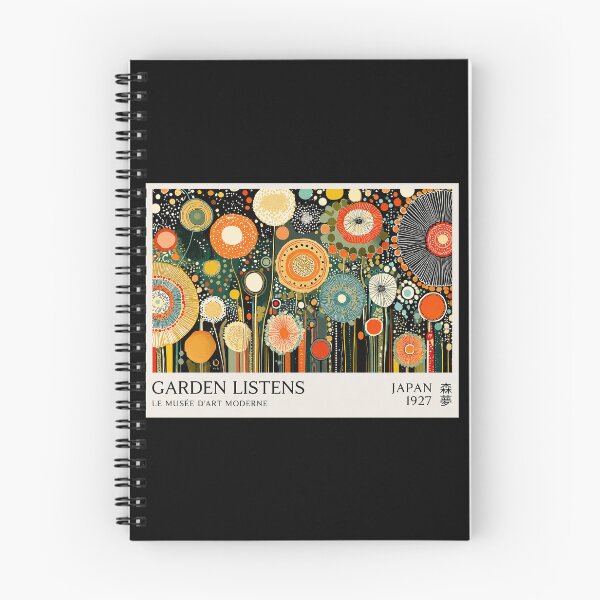 Item preview, Garden Listens Japanese Modern Art Poster, Colorful Floral Circle Flowers Print, Le Musée d'Art Moderne Japan 1927 Wall Decor designed and sold by MorningJoco.