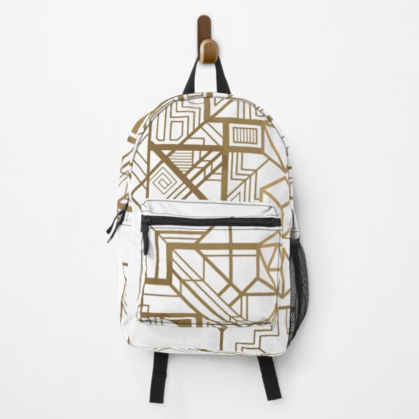 Item preview, Golden Art Deco Dice Geometric Pattern designed and sold by SeraphSensei.