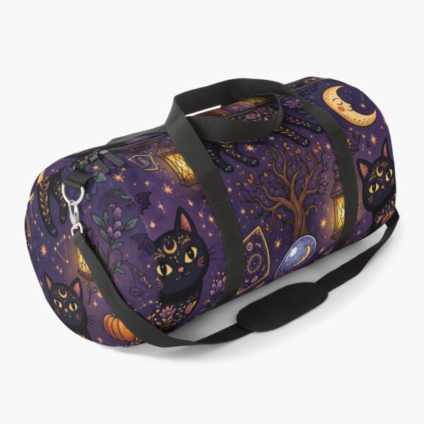 Item preview, Black Cat Halloween Witchy Seamless Pattern designed and sold by Iampoji.