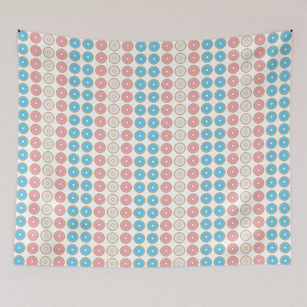 Item preview, Donas Trans Pixel Pride designed and sold by Lilac-Cat.