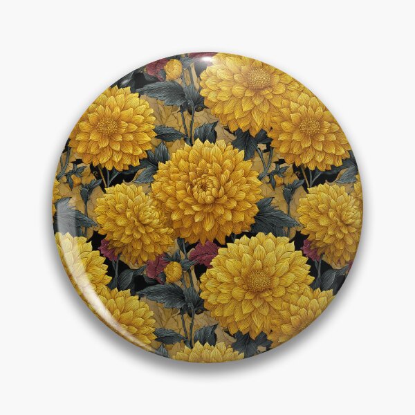 Item preview, Whimsical Dahlias Floral - Flower Floral Pattern  - Gifts For Husband designed and sold by RoyalStarsPatts.