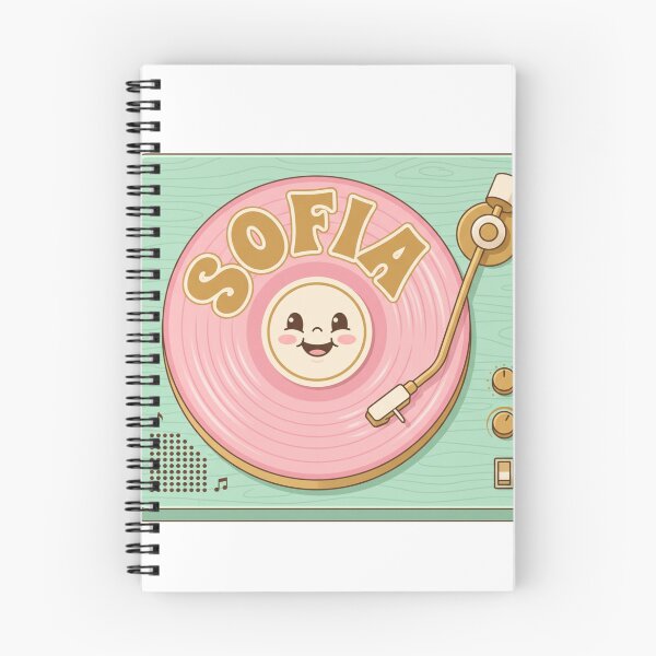 Item preview, Sofia Cute Retro Mint Pink Record Player Sticker designed and sold by ctbrtn.