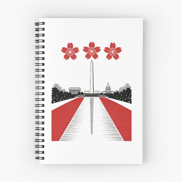 Item preview, Washington DC Flagscape – Three Cherry Blossoms designed and sold by Fenay Designs.