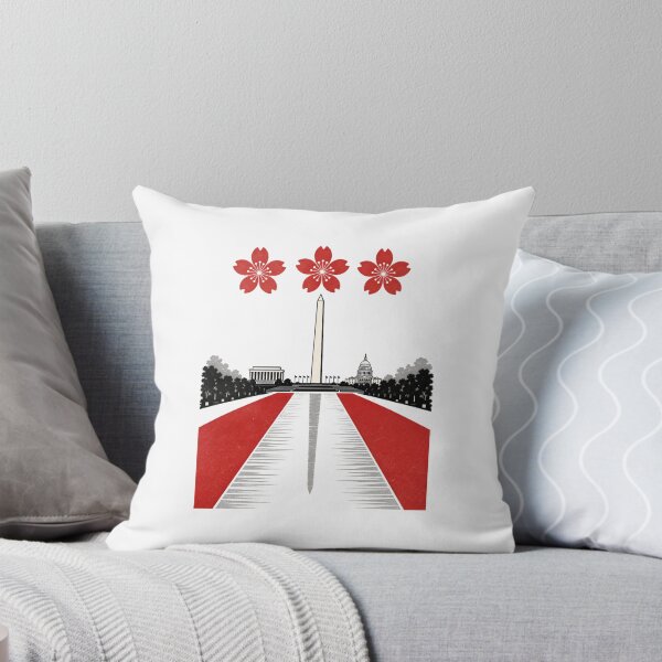 Item preview, Washington DC Flagscape – Three Cherry Blossoms designed and sold by Fenay Designs.