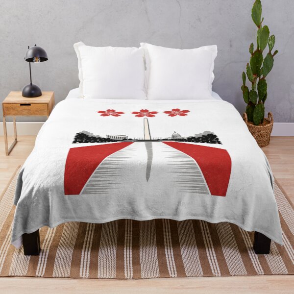 Item preview, Washington DC Flagscape – Three Cherry Blossoms designed and sold by Fenay Designs.