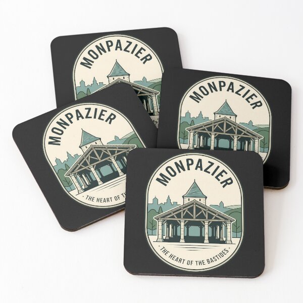 Item preview, Monpazier France Bastide Vintage Travel Emblem designed and sold by k3rstman1.