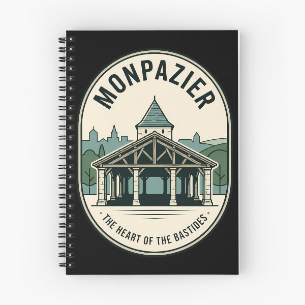 Item preview, Monpazier France Bastide Vintage Travel Emblem designed and sold by k3rstman1.