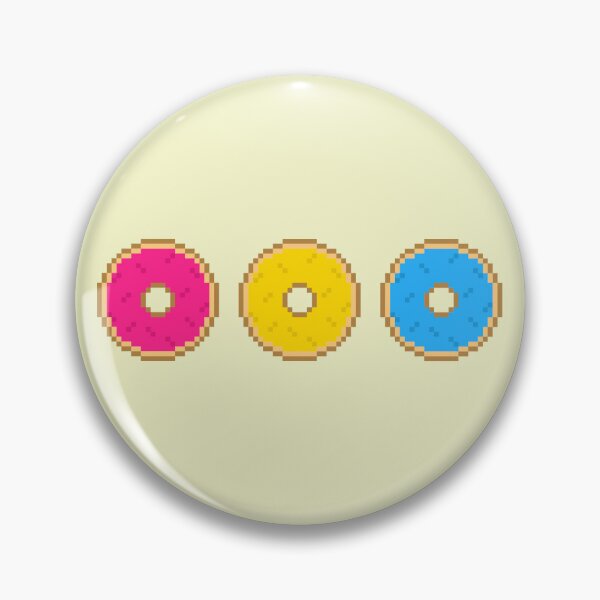 Item preview, Pan Pixel Pride Donuts designed and sold by Lilac-Cat.