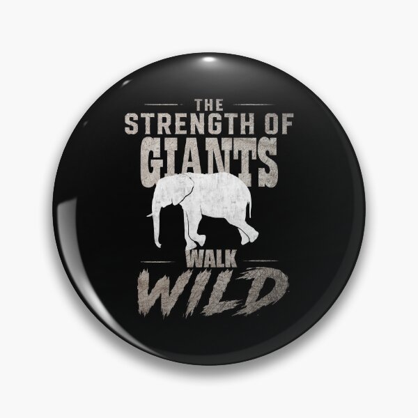 Item preview, Giants Walk Wild Elephant Strength designed and sold by AbderraimArt.