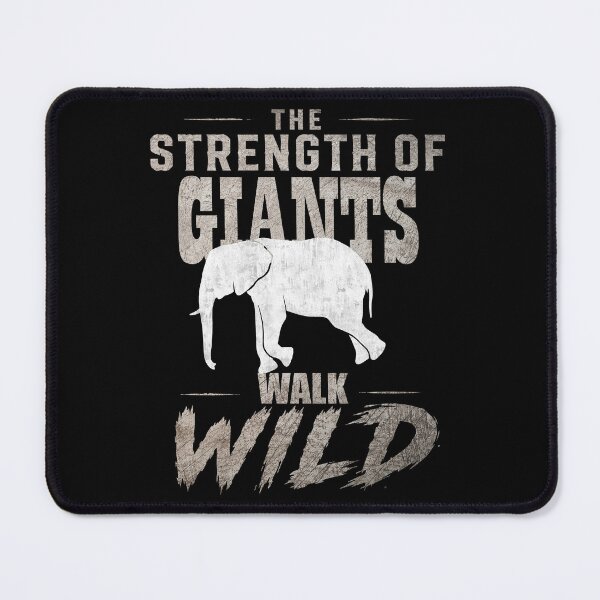 Item preview, Giants Walk Wild Elephant Strength designed and sold by AbderraimArt.