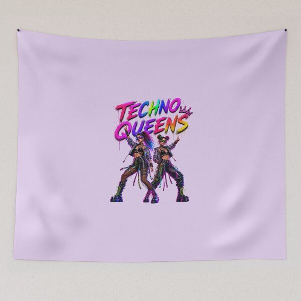 Item preview, techno queens rave girls designed and sold by DAX4ART.