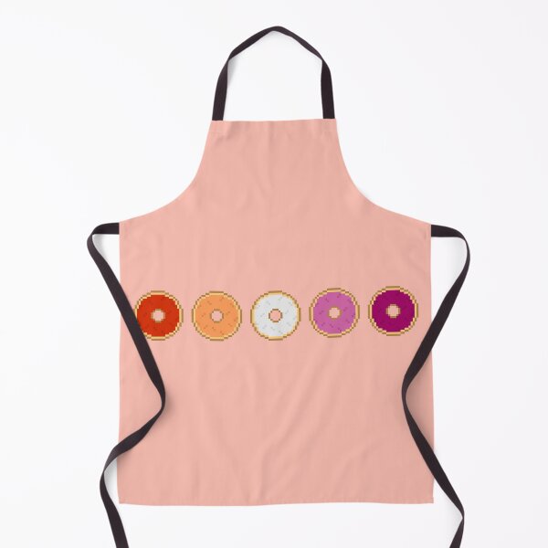 Item preview, Lesbian Pixel Pride Donuts designed and sold by Lilac-Cat.