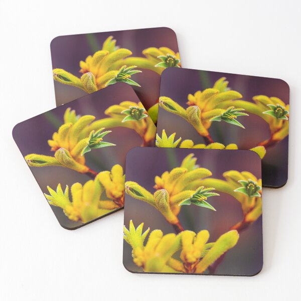 Item preview, Yellow Kangaroo Paw (Anigozanthos hybrid) designed and sold by MinzMarchStudio.