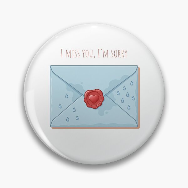 Item preview,  I Miss You Im Sorry Cute Weeping Letter Sticker designed and sold by ctbrtn.
