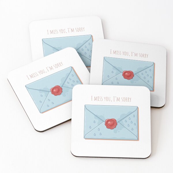 Item preview,  I Miss You Im Sorry Cute Weeping Letter Sticker designed and sold by ctbrtn.