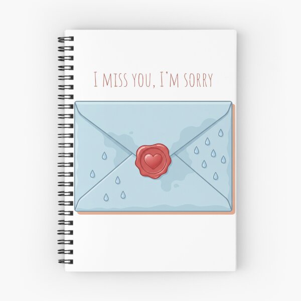 Item preview,  I Miss You Im Sorry Cute Weeping Letter Sticker designed and sold by ctbrtn.