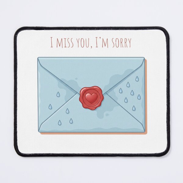 Item preview,  I Miss You Im Sorry Cute Weeping Letter Sticker designed and sold by ctbrtn.