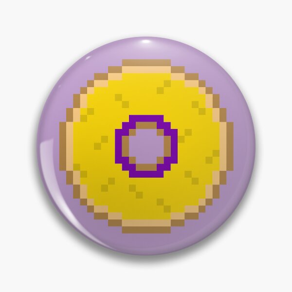 Item preview, Intersex Pixel Pride Donut designed and sold by Lilac-Cat.