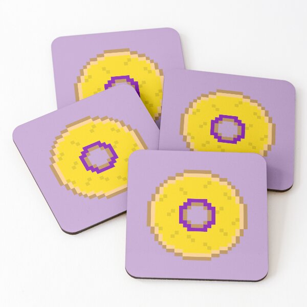 Item preview, Intersex Pixel Pride Donut designed and sold by Lilac-Cat.