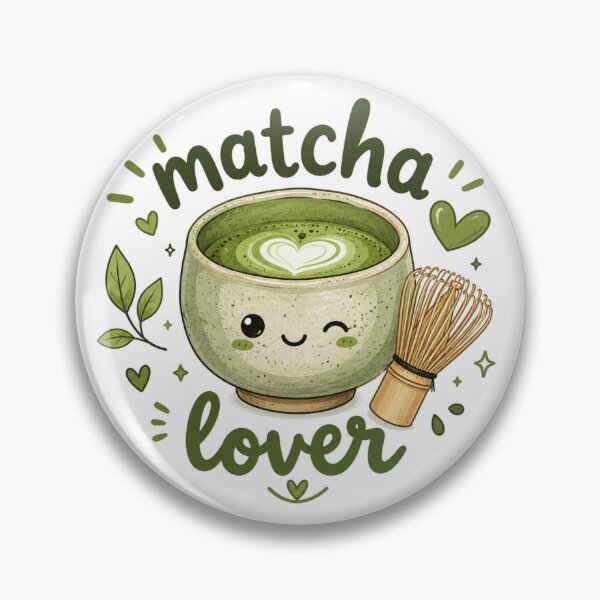 Item preview, Cute Matcha Lover Sticker | Kawaii Matcha Tea Illustration designed and sold by shellymope.