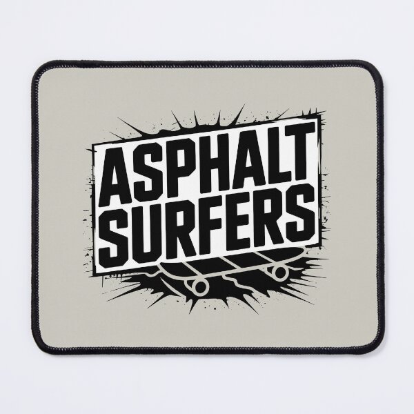 Item preview, Asphalt Surfers Skate Logo Streetwear Splatter Aesthetic designed and sold by DigitalArtx-com.