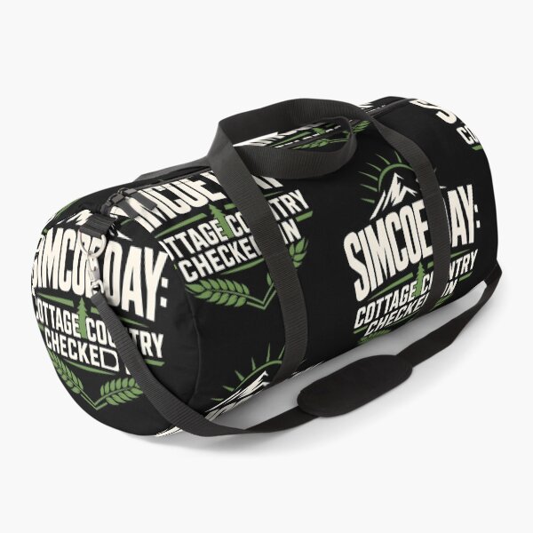 Item preview, Simcoe day: cottage country checked in designed and sold by BARKAcreations.
