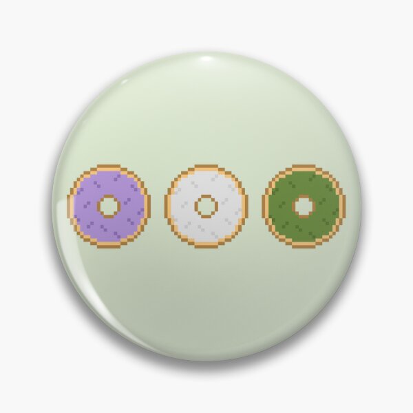 Item preview, Genderqueer Pixel Pride Donuts designed and sold by Lilac-Cat.