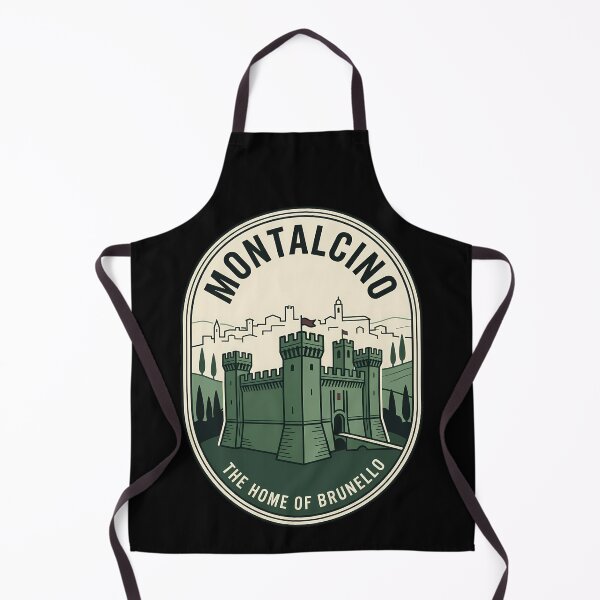 Item preview, Montalcino Italy Tuscany Vintage Travel Emblem designed and sold by k3rstman1.
