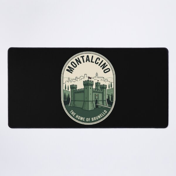 Item preview, Montalcino Italy Tuscany Vintage Travel Emblem designed and sold by k3rstman1.
