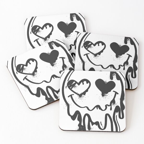 Item preview, Grunge Melting Skull With Heart-Shaped Eyes designed and sold by ndesigne.