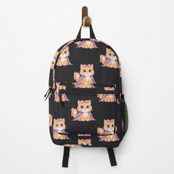 Item preview, Cute Vampire Halloween Cat Graphic designed and sold by Moody Vibes Studio.