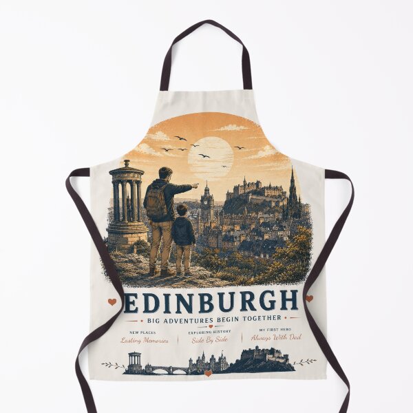 Item preview, Edinburgh Father Son Duo Big Adventures Begin Together designed and sold by BagFactoryUK.