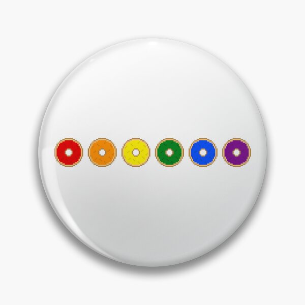 Item preview, Gay Pixel Pride Donuts designed and sold by Lilac-Cat.