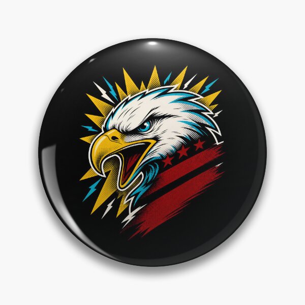 Item preview, Washington DC Eagle – Electric District Pride designed and sold by Fenay Designs.