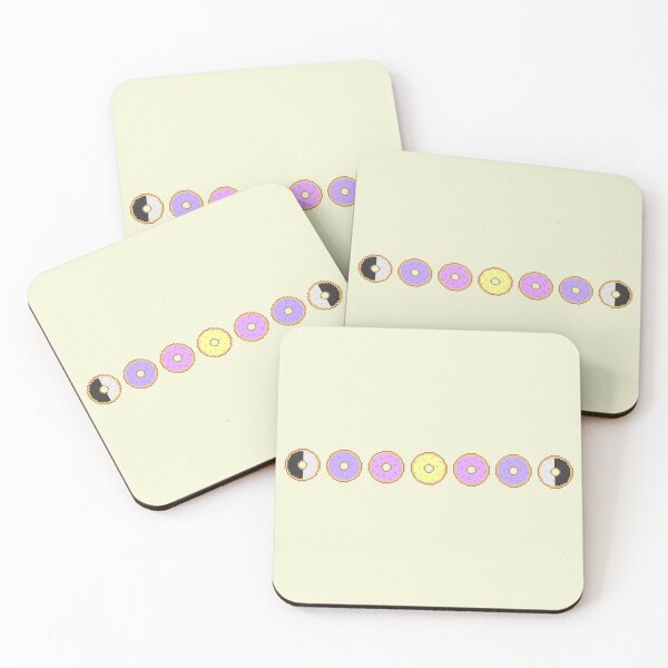 Item preview, Enbyflux Pixel Pride Donuts designed and sold by Lilac-Cat.