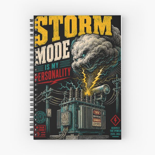 Item preview, Beast Mode Lineman Graphic - Storm Mode Is My Personality designed and sold by RoyalOrderGallery.