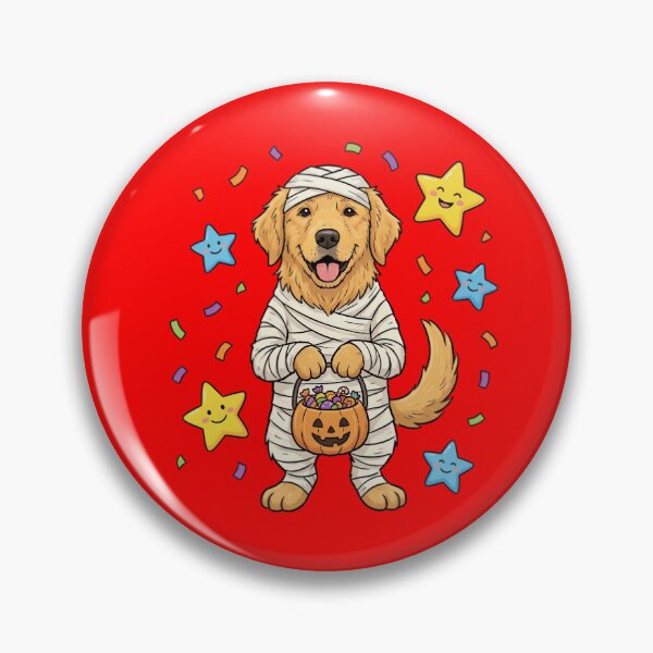 Item preview, Cute Golden Retriever Mummy Halloween Dog Trick or Treat designed and sold by GiftedExplorer.