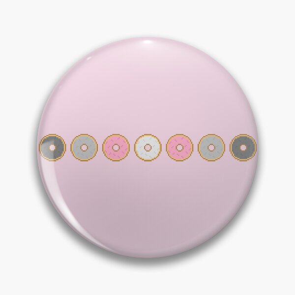 Item preview, Demigirl Pixel Pride Donuts designed and sold by Lilac-Cat.