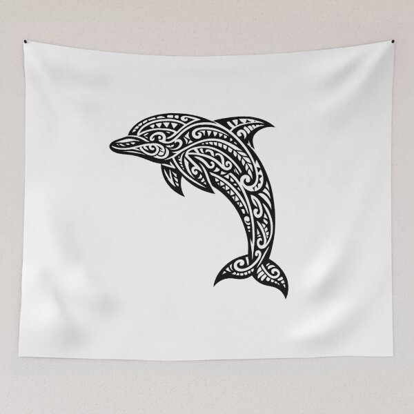 Item preview, Polynesian Tribal Dolphin designed and sold by OTSC.