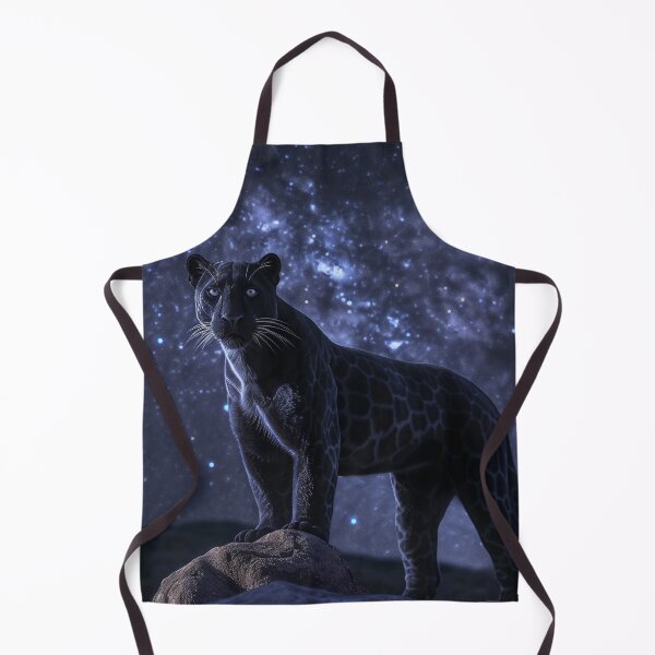 Item preview, Dark Panther Under Starry Sky designed and sold by QuantumDrift.