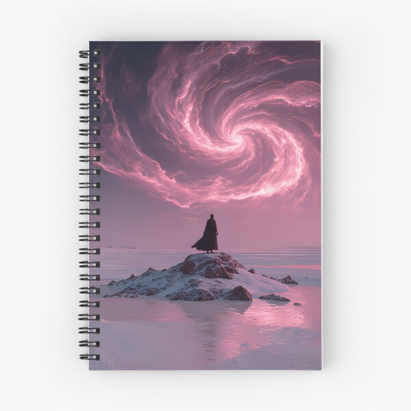 Item preview, Call of the Pink Galaxy: A Lonely Journey Through the Ice Desert designed and sold by VoidVeilStudio.