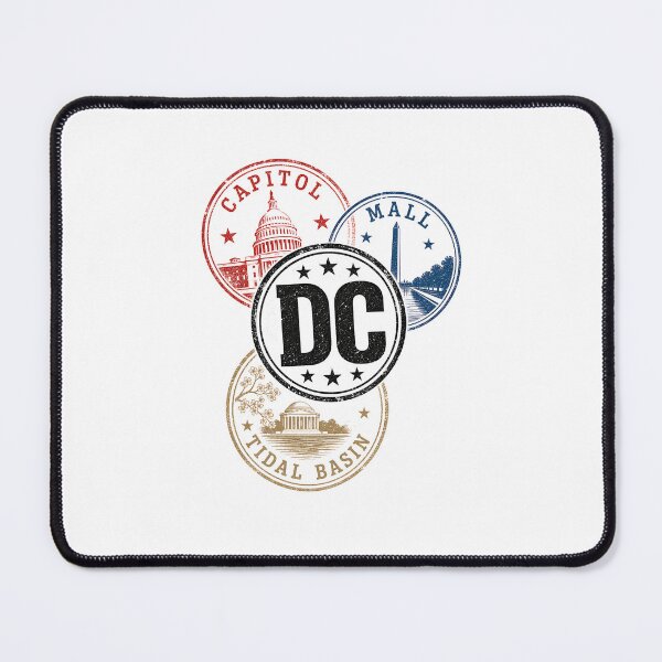 Item preview, Washington DC Passport Stamps – Capital Landmarks designed and sold by Fenay Designs.