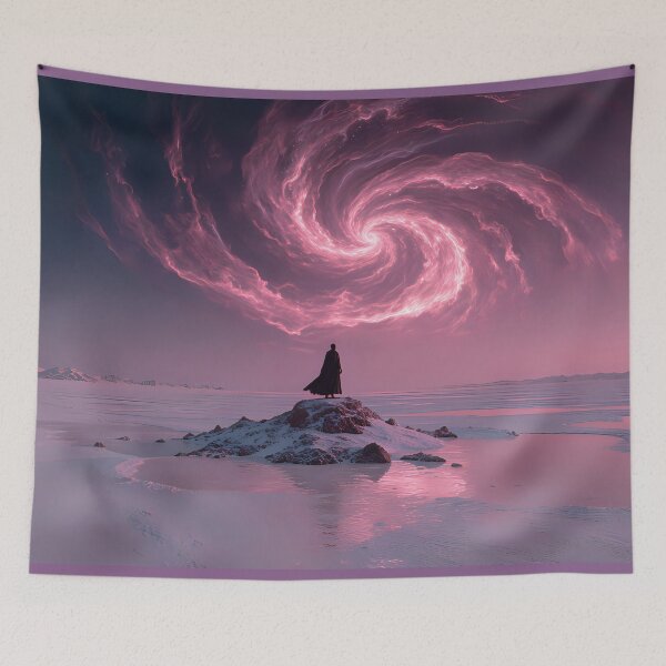 Item preview, Call of the Pink Galaxy: A Lonely Journey Through the Ice Desert designed and sold by VoidVeilStudio.