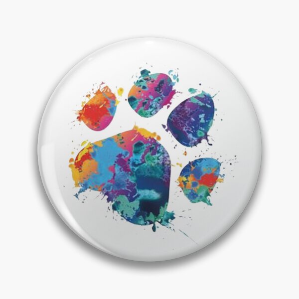Item preview, Paw Print Colourful Painting designed and sold by Stenbie.