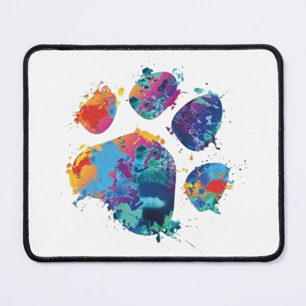 Item preview, Paw Print Colourful Painting designed and sold by Stenbie.