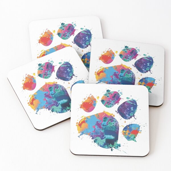 Item preview, Paw Print Colourful Painting designed and sold by Stenbie.