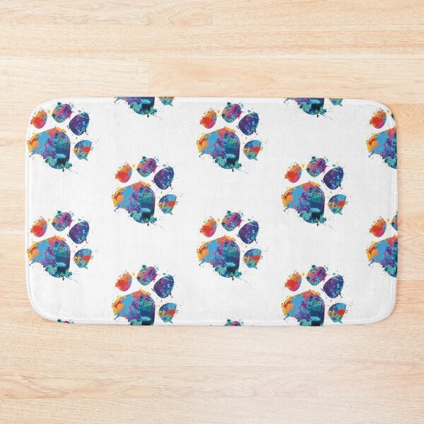 Item preview, Paw Print Colourful Painting designed and sold by Stenbie.