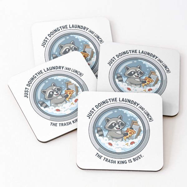 Item preview, Funny Raccoon Washing Pizza Slice Laundry Window designed and sold by Arc2020.