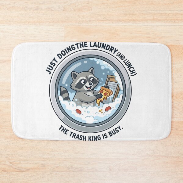 Item preview, Funny Raccoon Washing Pizza Slice Laundry Window designed and sold by Arc2020.