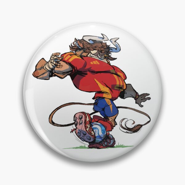 Item preview, Spain World Cup Mascot - The Iberian Bull designed and sold by Eslam-Aboshady.